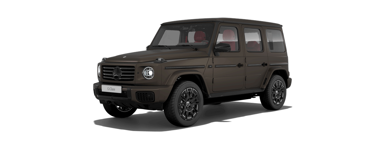 Mercedes-Benz G-Class Electric in MANUFAKTUR Citrine Brown Magno