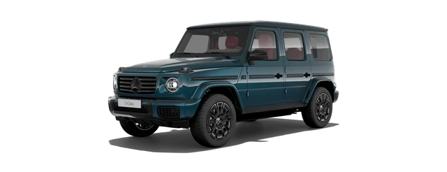 Mercedes-Benz G-Class Electric in MANUFAKTUR Ocean Blue Metallic