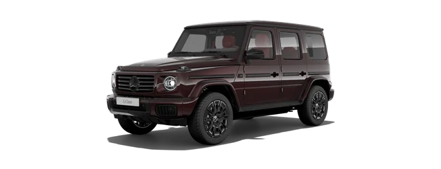 Mercedes-Benz G-Class Electric in MANUFAKTUR Rubellite Red Metallic
