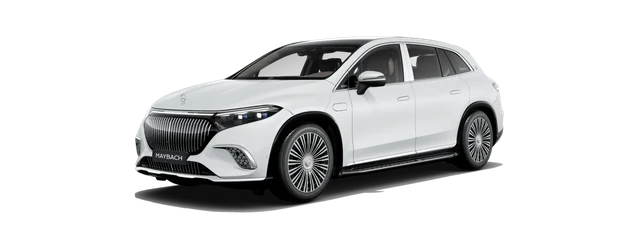 Mercedes-Benz Maybach EQS SUV in MANUFAKTUR Opalite White Bright