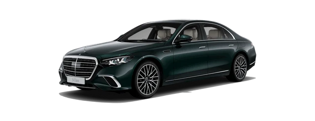 Mercedes-Benz S-Class in Emerald Green