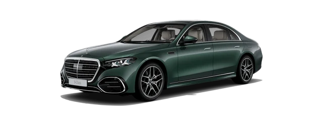 Mercedes-Benz S-Class in MANUFAKTUR Exclusive Allanite Green Metallic