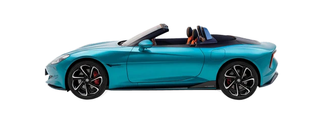 MG Cyberster in Irises Cyan
