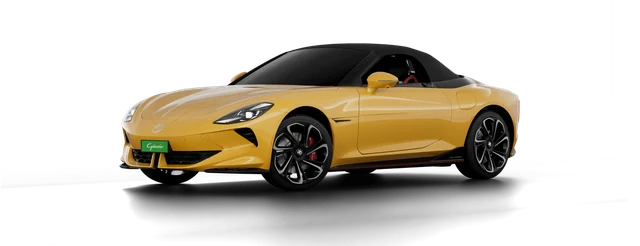 MG Cyberster in Nuclear Yellow