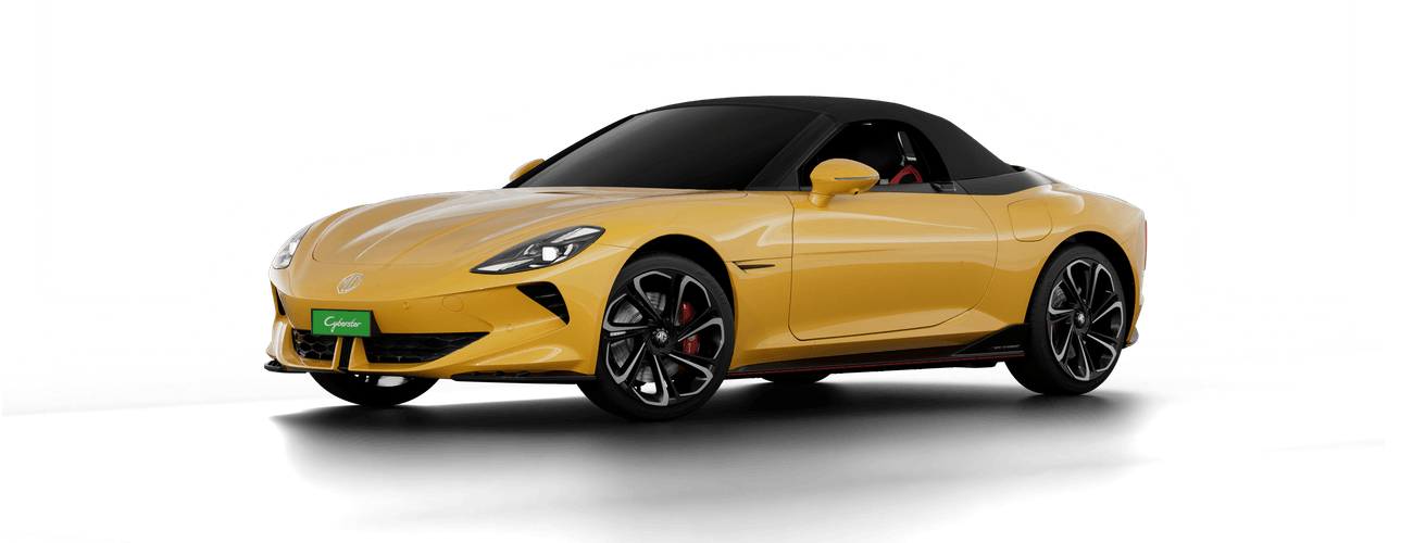 MG Cyberster in Nuclear Yellow