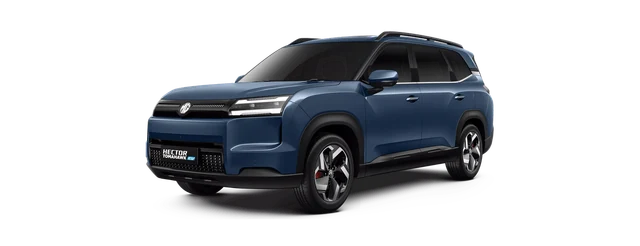 MG Hector Tomahawk EV in Celadon Blue