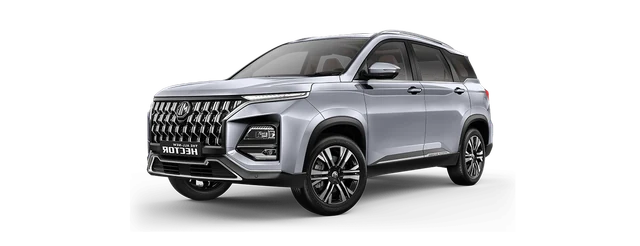 MG Hector in Aurora Silver