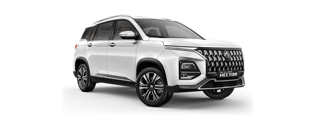 MG Hector in Pearl White