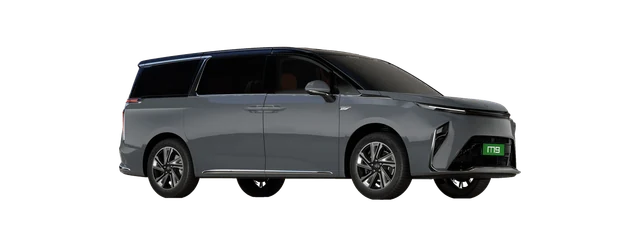 MG M9 in Concrete Grey with Black Roof