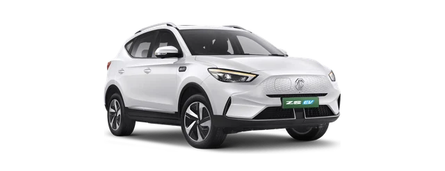 MG ZS EV in Candy White
