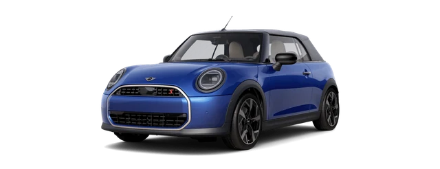 Mini Cooper S Convertible in Blazing Blue