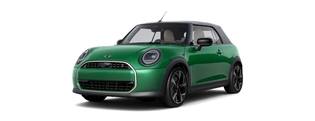 Mini Cooper S Convertible in British Racing Green