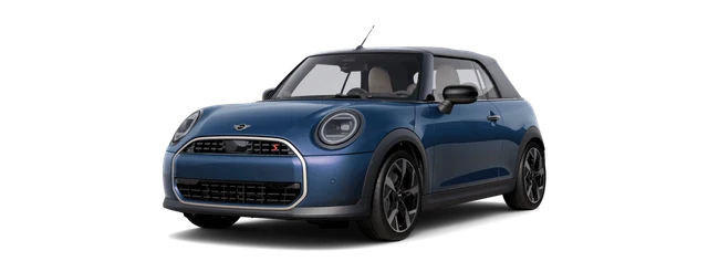 Mini Cooper S Convertible in Indigo Sunset Blue