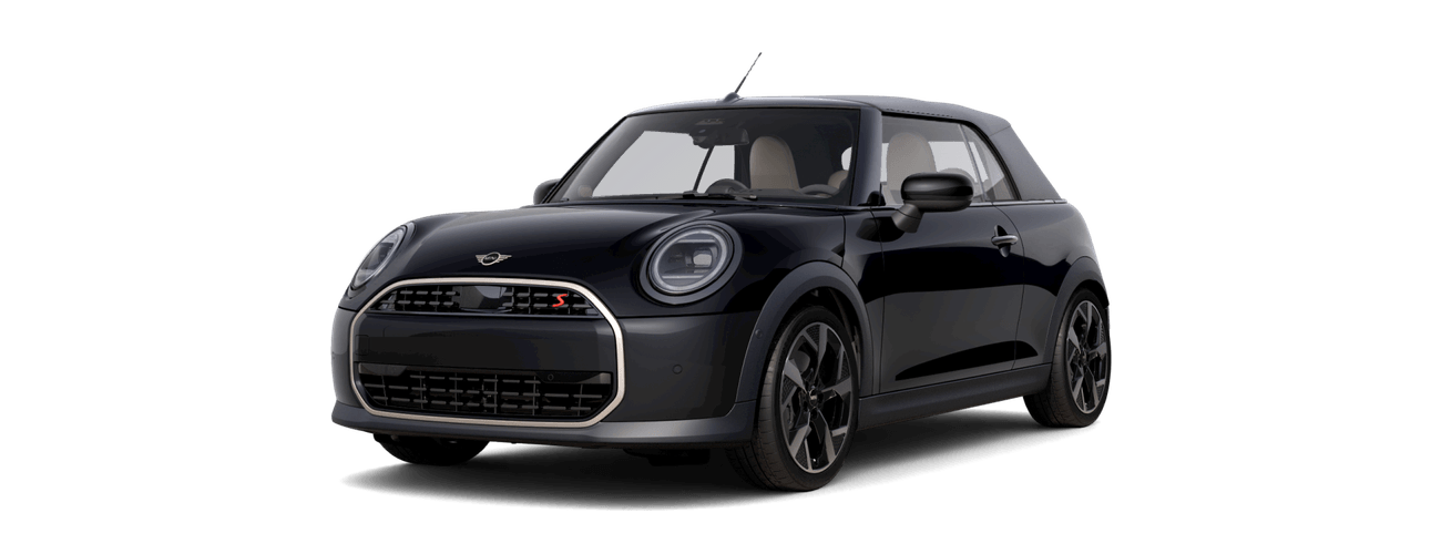 Mini Cooper S Convertible in Midnight Black