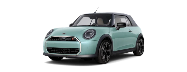 Mini Cooper S Convertible in Ocean Wave Green