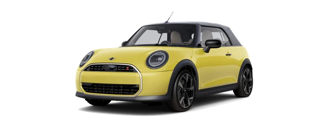 Mini Cooper S Convertible in Sunny Side Yellow