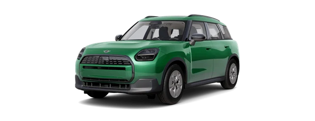 Mini Countryman Electric in British Racing Green