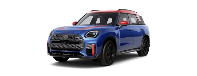 Mini Countryman JCW All4 in Blazing Blue
