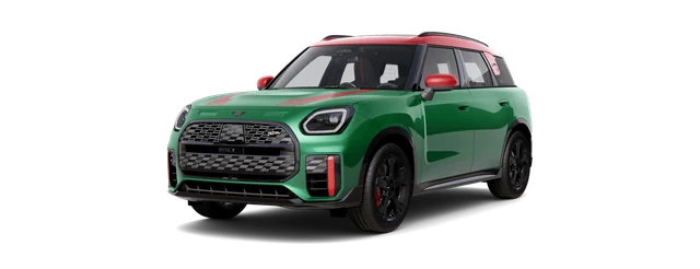 Mini Countryman JCW All4 in British Racing Green