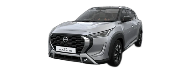 Nissan Magnite in Blade Silver & Onyx Black