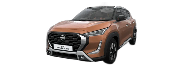 Nissan Magnite in Copper Orange & Onyx Black