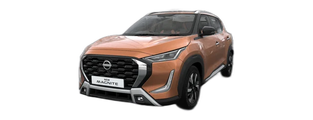 Nissan Magnite in Copper Orange