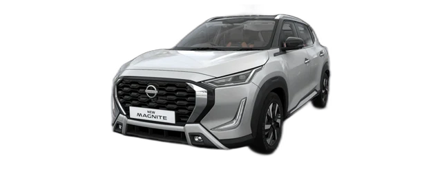 Nissan Magnite in Pearl White & Onyx Black