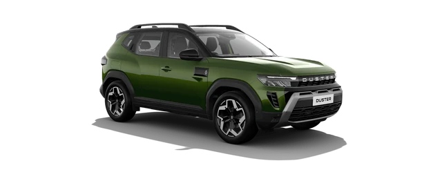 Renault Duster in Mountain Jade Green with Stealth Black Roof