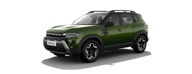 Renault Duster in Mountain Jade Green with Stealth Black Roof