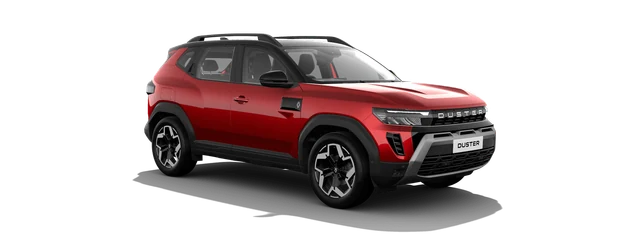 Renault Duster in Sunset Red with Stealth Black Roof