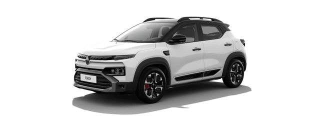 Renault Kiger in Ice Cool White with Mystery Black Roof