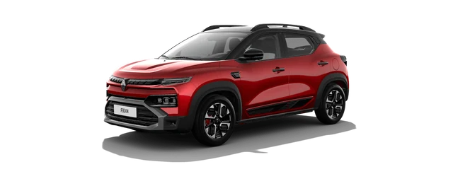Renault Kiger in Radiant Red with Mystery Black Roof