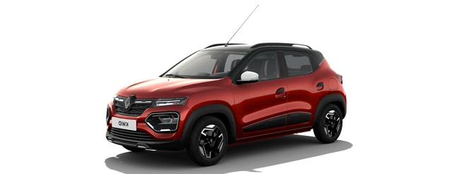 Renault Kwid in Fiery Red with Mystery Black Roof