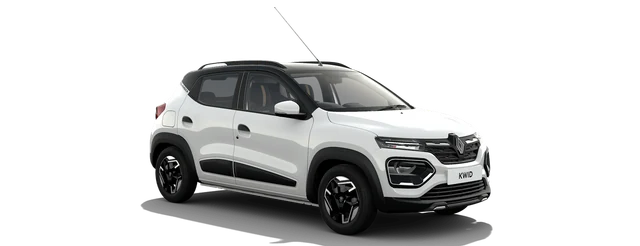 Renault Kwid in Ice Cool White with Mystery Black Roof