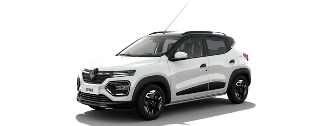 Renault Kwid in Ice Cool White with Mystery Black Roof