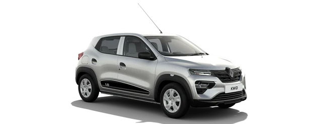 Renault Kwid in Moonlight Silver