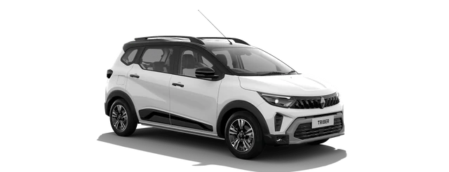 Renault Triber in Ice Cool White with Mystery Black Roof