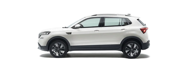 Skoda Kushaq in Candy White