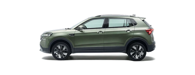 Skoda Kushaq in Shimla Green