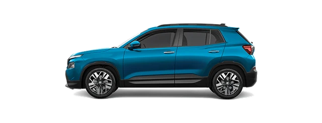 Skoda Kylaq in Lava Blue