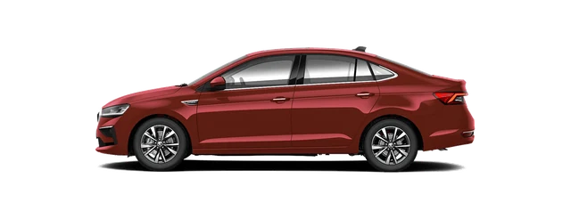 Skoda Slavia in Cherry Red