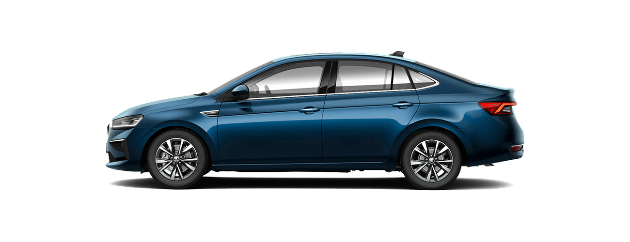 Skoda Slavia in Lava Blue