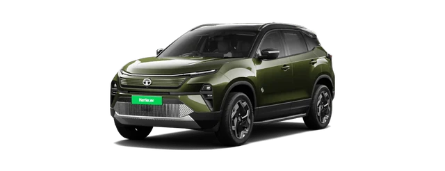 Tata Harrier EV in Seaweed Green