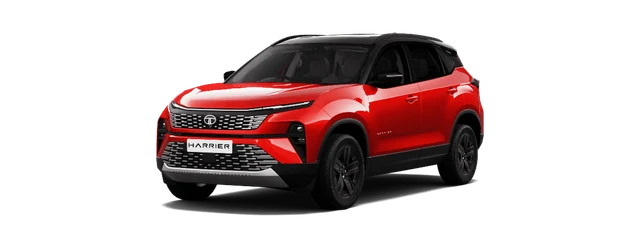 Tata Harrier in Fearless Red