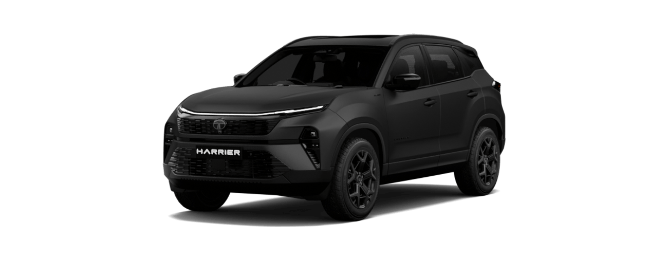 Tata Harrier in Matte Stealth Black
