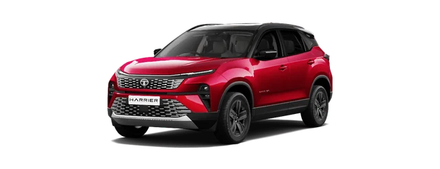 Tata Harrier in Nitro Crimson
