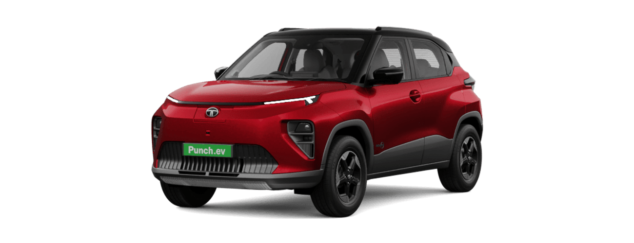 Tata Punch EV in Bengal Rouge