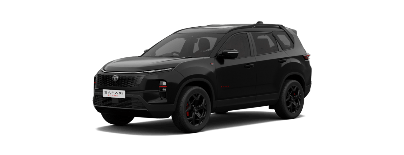 Tata Safari in Carbon Black