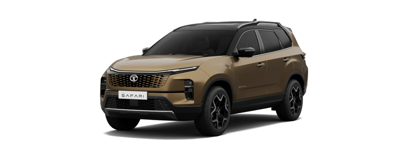 Tata Safari in Cosmic Gold