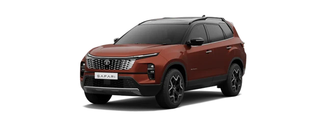 Tata Safari in Supernova Copper